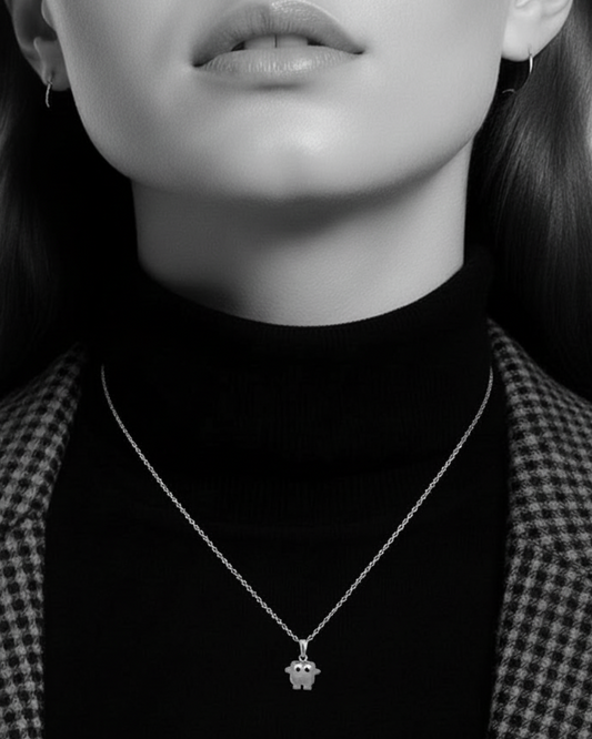 Halskette Grau (Perlmutt)