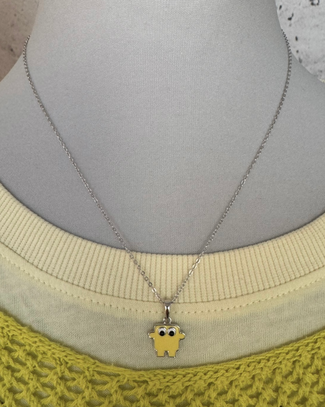 Halskette Gelb