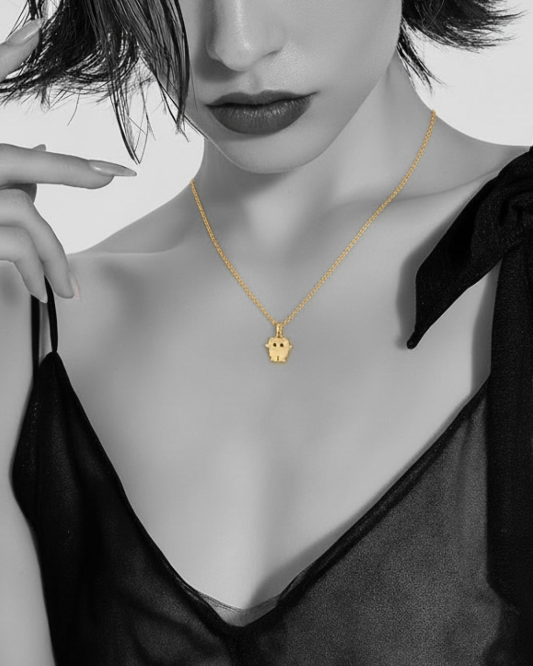 Halskette Gold (Perlmutt)