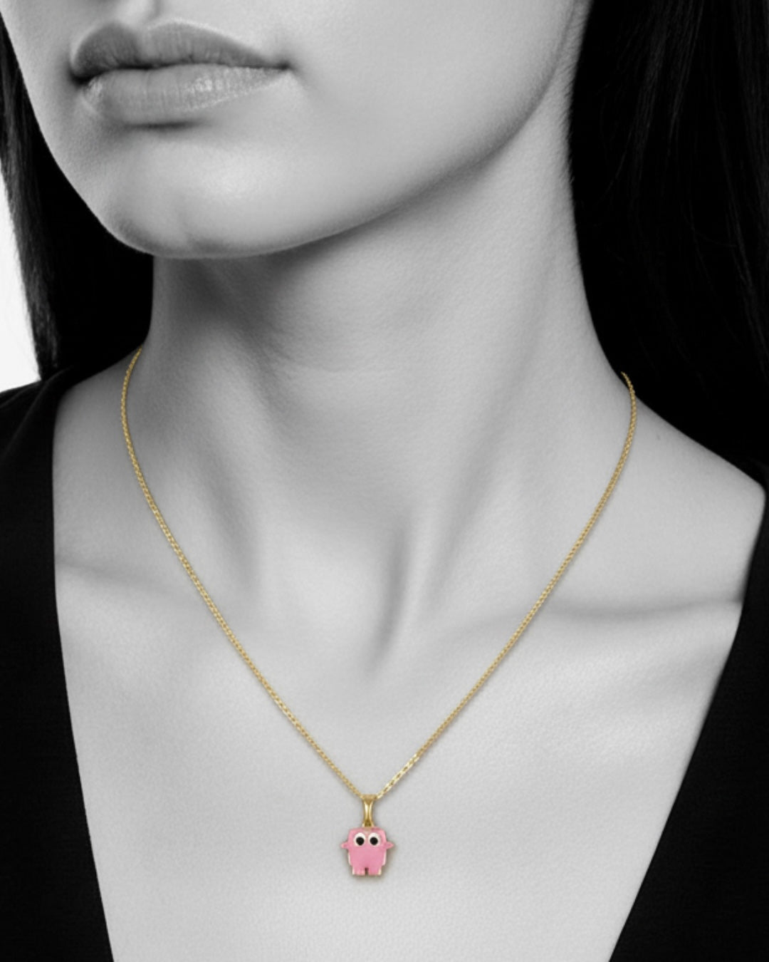Halskette Rosa (Gold)