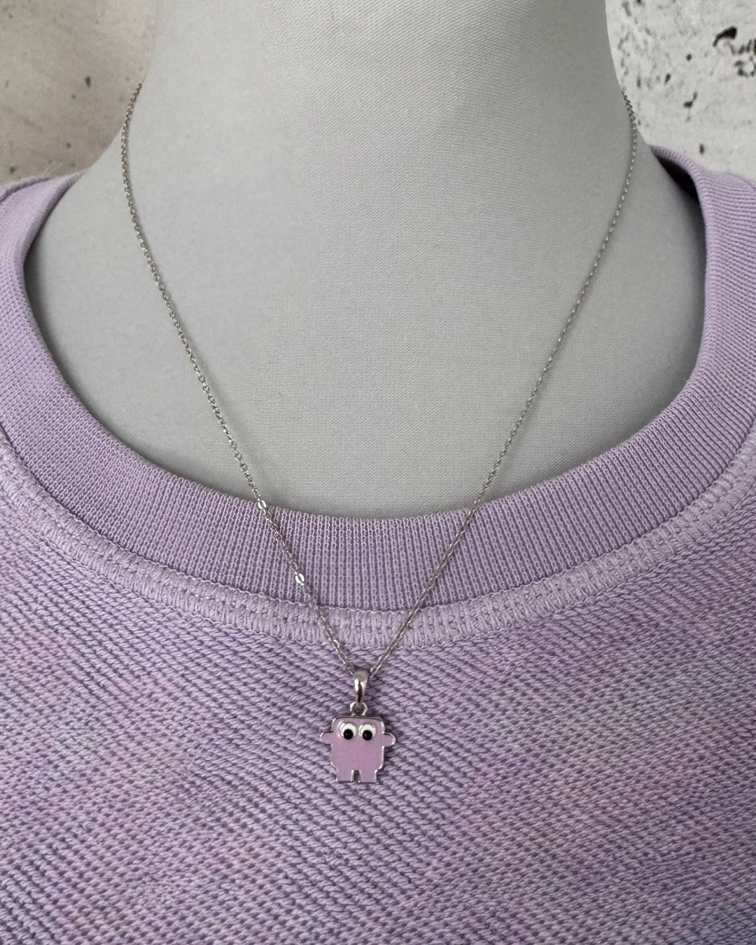 Halskette Violett