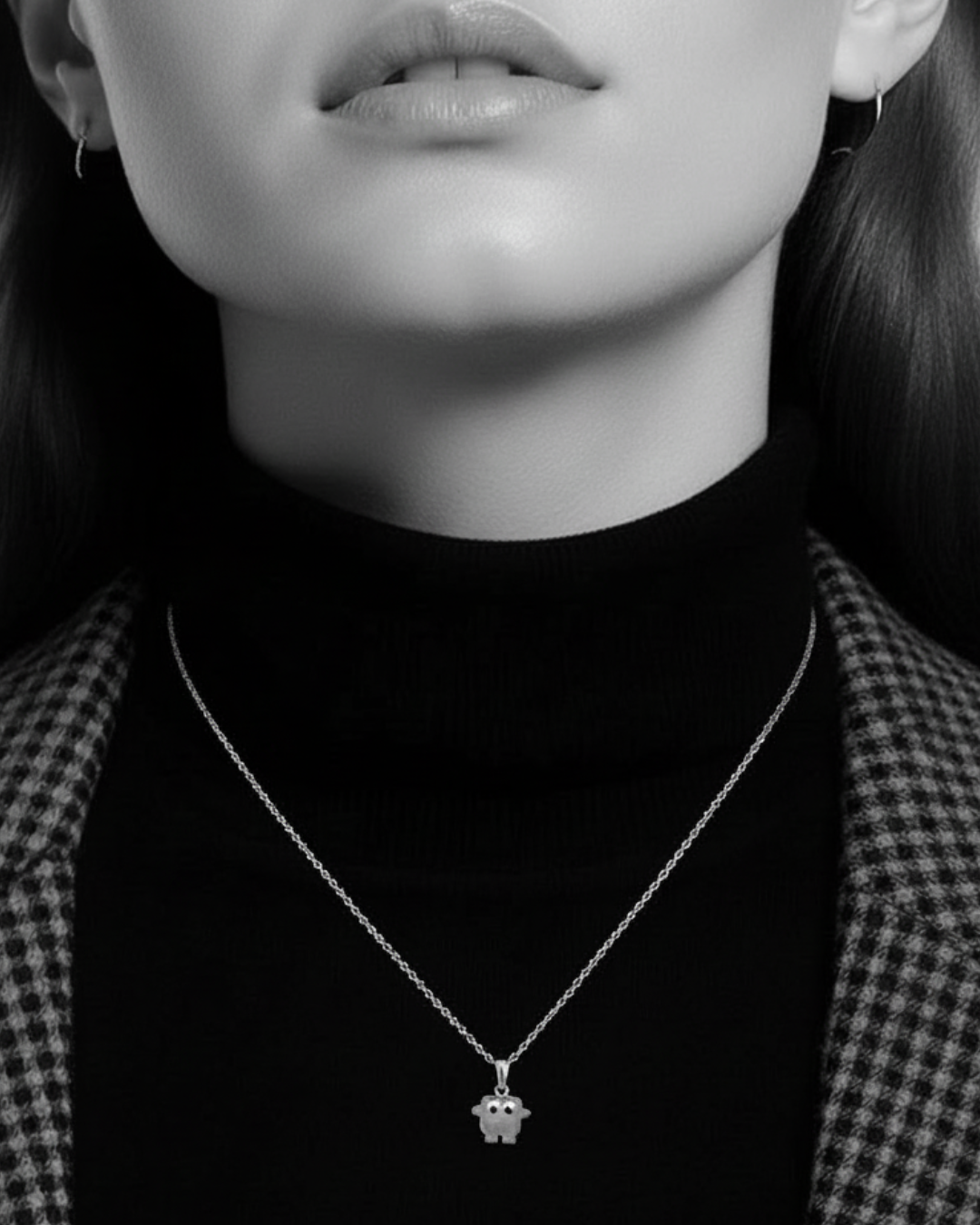 Halskette Grau (Perlmutt)