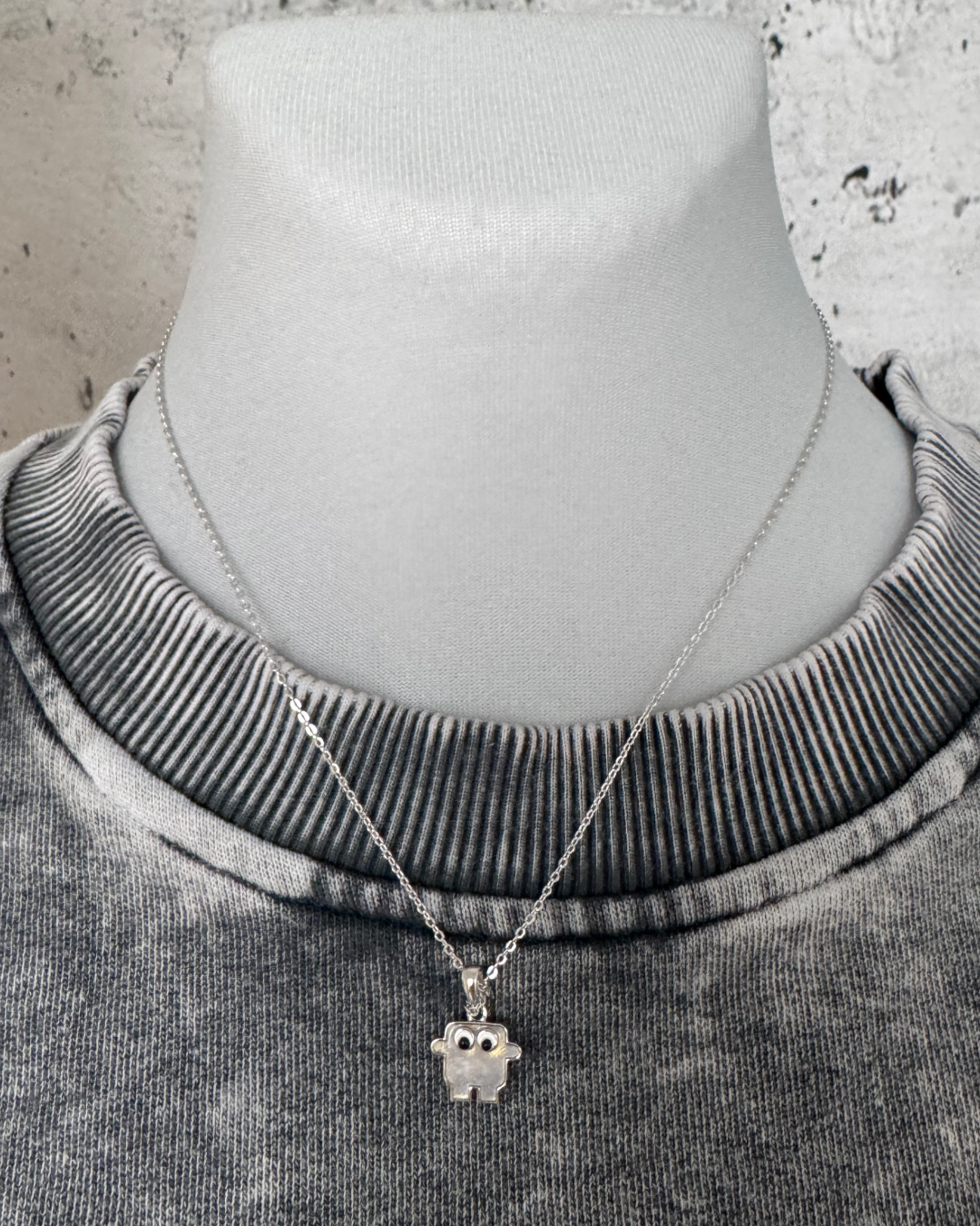 Halskette Grau (Perlmutt)