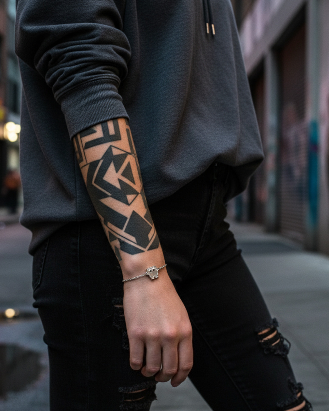 Armband Grau (Perlmutt)