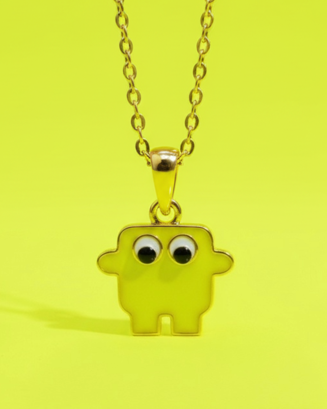 Halskette Neon-Gelb (Gold)