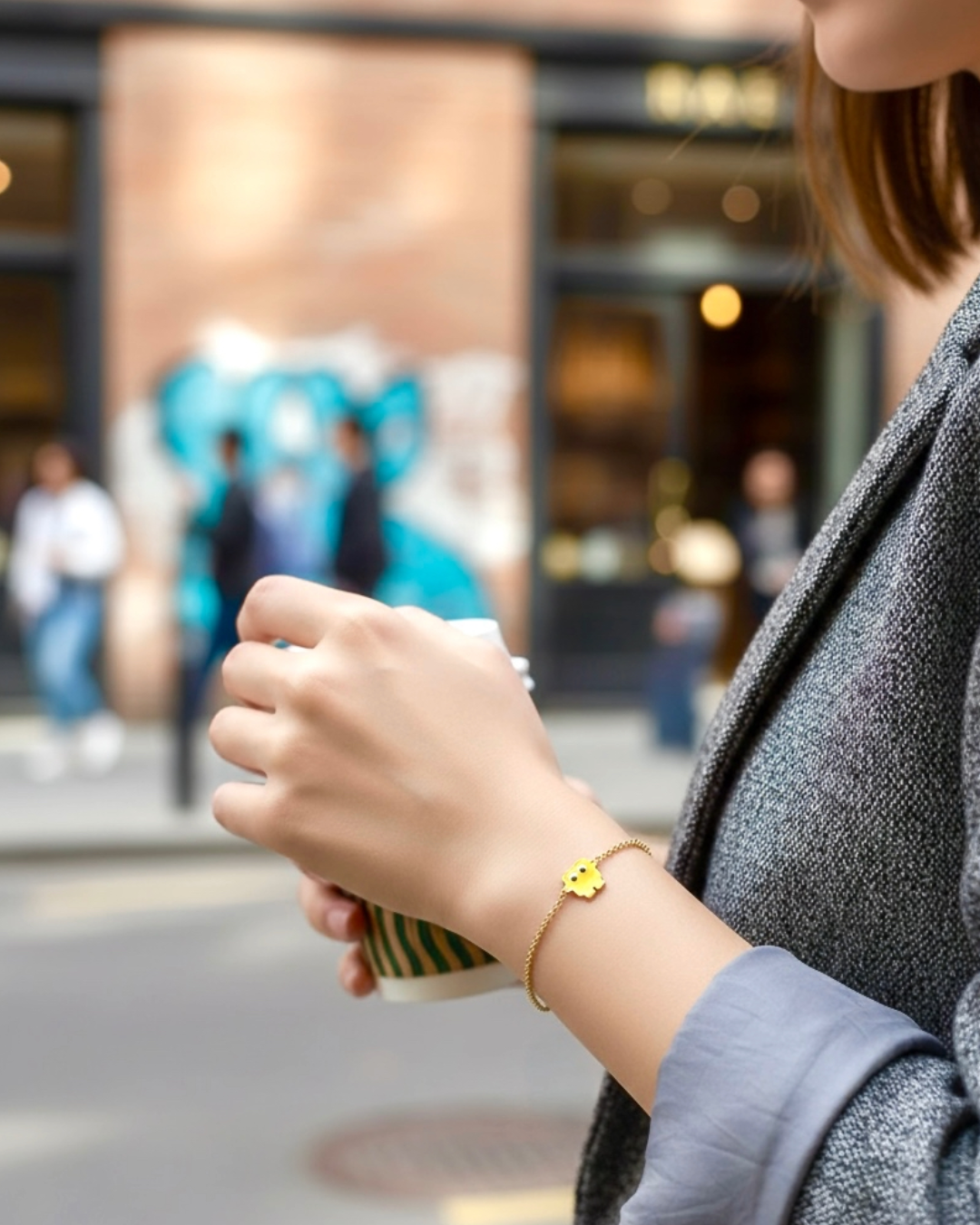 Armband Neon-Gelb (Gold)