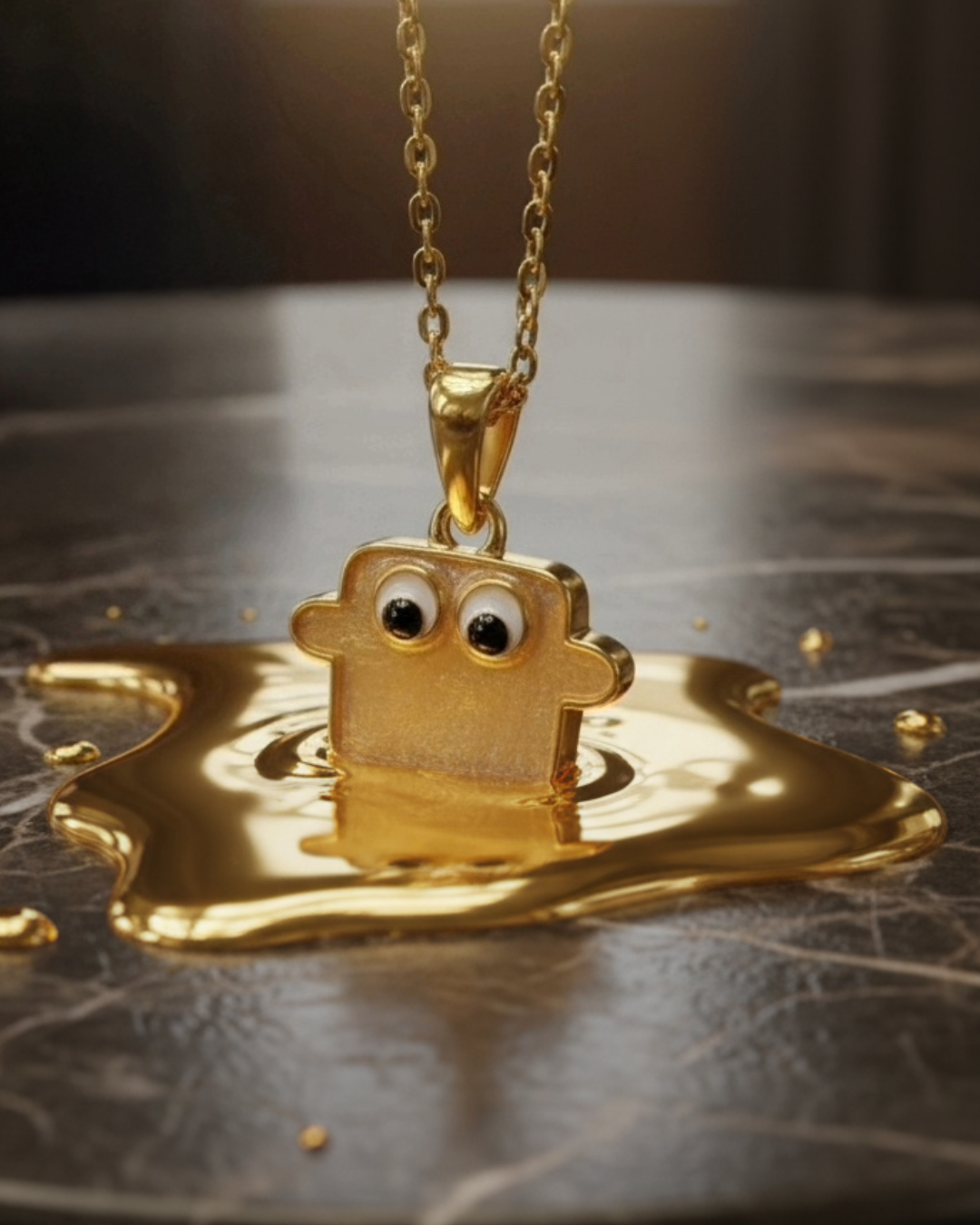 Halskette Gold (Perlmutt)